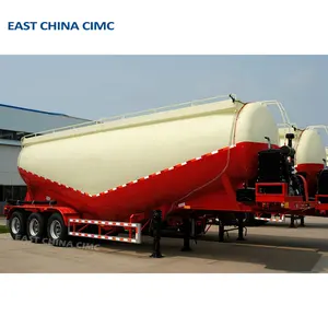 3 Axles 30 cbm 45 Tons Dry Bulk Cement Tank Trailer For Dry Bulk Lime And Cement