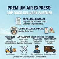 Coût d'expédition aérienne porte-à-porte DDP de Qingdao, Chine, vers les États-Unis, le Canada, l'Europe, l'Italie, l'Espagne, agent logistique de dropshipping