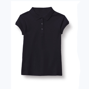 <span class=keywords><strong>Polo</strong></span> da ragazza Interlock in cotone di alta qualità uniforme scolastica per bambini <span class=keywords><strong>Polo</strong></span> a maniche corte abbigliamento per bambini <span class=keywords><strong>Polo</strong></span> da scuola - Product Image 2