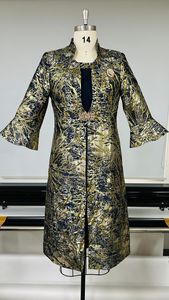 Abiti <span class=keywords><strong>Eleganti</strong></span> Taglie Forti per Madre della Sposa, Completi <span class=keywords><strong>Lunghi</strong></span> da Chiesa, Abbigliamento Femminile Turco di Alta Qualità, Abbigliamento Formale per Donne - Product Image 3