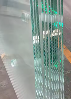 Verre feuilleté transparent en PVB, découpé sur mesure pour balustrades de balcon de villa, murs-rideaux et panneaux solaires – Vente en gros
