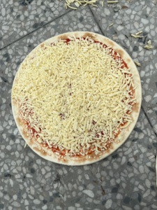 Línea de Producción de <span class=keywords><strong>Pizza</strong></span> Totalmente Automática con <span class=keywords><strong>M</strong></span>áquina para Cubrir con Salsas y Queso - Product Image 6