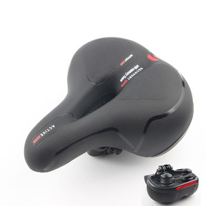 Sillín Cómodo de Cuero Suave <span class=keywords><strong>para</strong></span> <span class=keywords><strong>Bicicleta</strong></span> de <span class=keywords><strong>Montaña</strong></span> y Carretera - Product Image 1