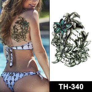 Tatouages temporaires sexy pour femmes, imperméables, pour bras, épaules, jambes, poitrine, bas du dos, art corporel - Product Image 6