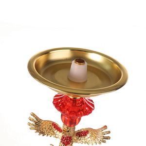 Juego de Cachimba de Vidrio Árabe de Lujo con Acabado de Espejo, Diseño Colorido, Doble Manguera, Shisha - Product Image 5