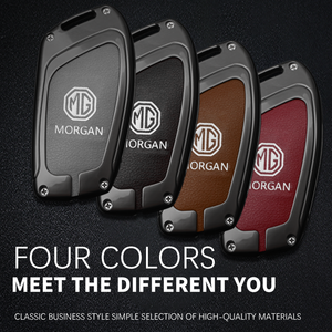 Étui de protection pour clé de voiture en cuir et alliage pour MG ZS HS 5 6 EZS pour Roewe RX8 RX5 <span class=keywords><strong>RX3</strong></span> I6 I5 Accessoires de porte-clés - Product Image 2