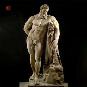 Personalizada Mitología <span class=keywords><strong>Griega</strong></span> Personaje <span class=keywords><strong>Escultura</strong></span> Hércules Mármol <span class=keywords><strong>Escultura</strong></span> Para La Venta - Product Image 2