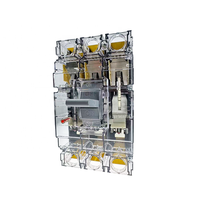 Disjoncteur modulaire en cuivre QHM1-400L 3300 3P 350A 400A 400V 50KA Icu 35KA Ics à boîtier transparent