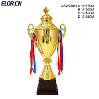 ELOR - Trofeo de Fútbol Personalizado Dorado, Fabricantes de Premios Metálicos, Mejor Precio al por Mayor