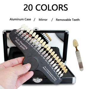 Boîte de guide de teinte dentaire en gros avec miroir 3D, outil de comparaison des couleurs dentaires 20 couleurs - Product Image 2