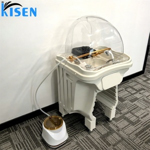 Lavabo Portátil para Salón de Belleza KISEN, Equipo de Lavado de Cabello Móvil, Lavabo para Spa Capilar, 80 cm de Altura - Product Image 1