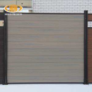 Taille personnalisée Clôture de jardin en Wpc <span class=keywords><strong>Pergola</strong></span> extérieure poteau en aluminium Clôture en Wpc 20mm Clôture en Wpc extérieure pour arrière-cour - Product Image 6