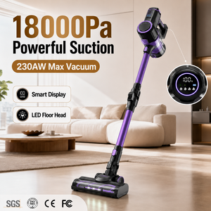 2-in-1 Cordless Stick <b>Vacuum</b> Cleaner 18KPa Suction 150W BLDC Motor LED Display 40 Min Runtime 0.9L Dust Cup 2 Modes Dry Wet Car - Product Image 1