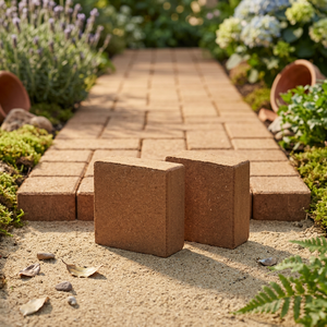 Tourbe de coco compressée 5 kg, bloc à faible teneur en EC, tourbe de coco lavée, conditionneur de sol biodégradable et écologique pour usage en jardin, vente en gros en vrac - Product Image 3