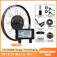MTX 72V 3000W 48V/60V/52V 2000W/1500W High Power Hub Motor Electric Bicycle Conversion Kit