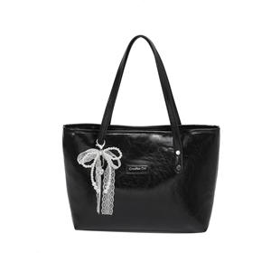 Bolso de Hombro Elegante 2025, Color Sólido, Simple, para Mujer, Bolsos Tote, Bolsos Cruzados de Cuero PU, Bolsos de Diseñador - Product Image 6