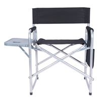 Chaise de directeur en métal acier aluminium
