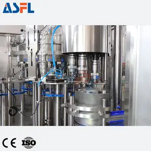 Automatic Soft Energy Drinks Juice Bottling Line Aluminum Can Carbonated Drink Filling Machine For Carbonated Beverage