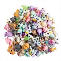 Jouets Gacha en gros, figurines d'animaux de jardin de dessin animé, jouets surprise en capsule, en vrac pour distributeurs automatiques et cadeaux de fête