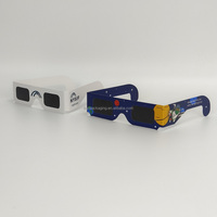 Lunettes d'éclipse solaire en vrac, lunettes d'éclipse solaire en papier certifiées par la NASA, certifiées ISO Ccqs