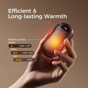 Nouveau chauffe-mains magnétique rechargeable deux-en-un pour l'extérieur, chauffe-mains portable USB - Product Image 3