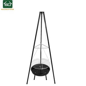 Niu Erpa Outdoor <b>Tripod</b> <b>BBQ</b> Grill 70x70x160cm Hanging Grill Camping Grill Portable Detachable - Product Image 1