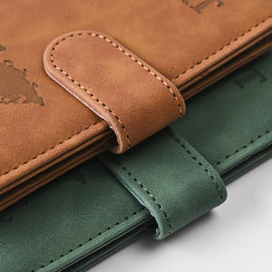 Porte-passeport en cuir PU avec logo personnalisé, avec emplacements pour cartes - Product Image 3