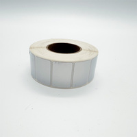 Etiqueta de Código de Barras Personalizada para Inventario, Rollo de Etiquetas Adhesivas Plateadas Mate de PET, Impresión por Transferencia Térmica