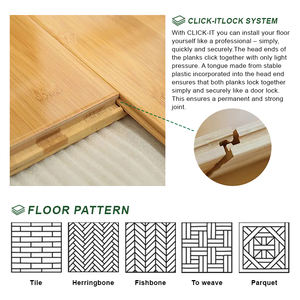 Plancher en bois d'ingénierie 910x155x15 3mm Chêne blanc qualité ab Finition lisse Utilisation intérieure - Product Image 6