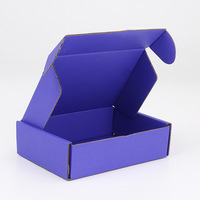 Vente en gros d'emballages ondulés pour vêtements cosmétiques express en carton kraft pour courrier boîtes postales pliantes pour avion