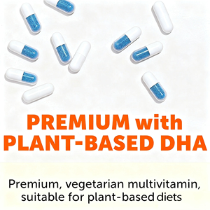 Píldoras de vitaminas de apoyo inmunológico vegano de etiqueta privada Suplemento Omega 3 <span class=keywords><strong>DHA</strong></span> Cápsulas multivitamínicas para mujeres con minerales - Product Image 3