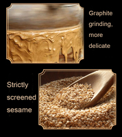Sauce d'assaisonnement pour marmite de marque Fulin Pâte de tahini Pâte de sésame pure Sauce à tremper en vrac emballée dans un sac ou une boîte en bouteille certifiée HACCP