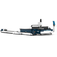 Machine de découpe laser numérique à fibre haute vitesse automatique pour tubes et plaques métalliques, compatible AI/PLT, laiton, refroidissement par eau