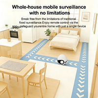 Robot Multifuncional Inteligente para el Hogar, para Monitoreo de Mascotas, Compañía Remota Inalámbrica, Juguete Láser Inteligente para Gatos y Juguete Inteligente para Mascotas