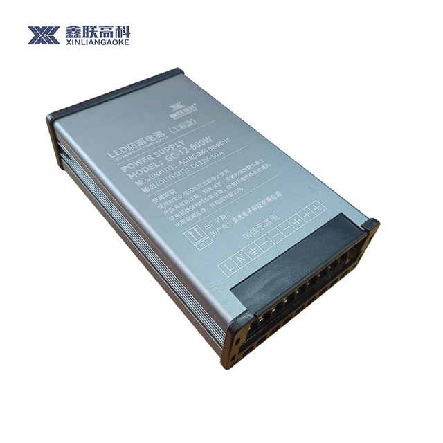 AC/DC 600W Outdoor Rainproof LED Lighting Transformers 25A 220V 12V Switching Power Supply for Industry 24 Volt