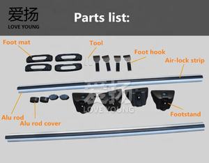 LOVEYOUNG portaequipajes Universal <span class=keywords><strong>para</strong></span> montaje en techo de coche, marco de <span class=keywords><strong>bicicleta</strong></span>, estante de barra transversal <span class=keywords><strong>para</strong></span> viaje, estante de modificación de coche superior - Product Image 6