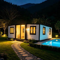 Casa Modular Prefabricada, Tipo Tiny Home, de 2 o 3 Dormitorios, Móvil, de 20, 30 o 40 Pies, Expandible, en Contenedor