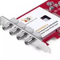 Carte PCI TBS6909 V2 8 tuners DVB-S2/S2X Récepteur satellite numérique Streaming IPTV Équipement fibre optique FTA pour 4G Wi-Fi FTTH GSM