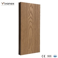 Tarima Moderna de WPC con Superficie con Aspecto de Madera, Impermeable y Resistente al Fuego para Proyectos de Paisajismo y Jardinería