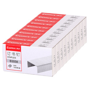 Comix <b>Staples</b> B3058 24/6 12 Gauge Metal Standard Office Use - Product Image 1