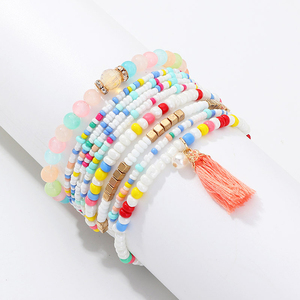 Bracelet en <span class=keywords><strong>pierre</strong></span> naturelle multicouche de mode de Offre Spéciale bracelet en perles colorées <span class=keywords><strong>miyuki</strong></span> - Product Image 2