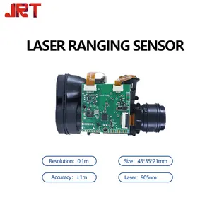 500 m 905nm tipi modül 800m lazer telemetre sensörü seri tek UART darbe lazer mesafe sensörü modülü