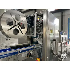 Nước tự động chai nước giải khát lon PVC nhiệt nhãn Applicator thu nhỏ tay áo bọc máy dán nhãn - Product Image 5