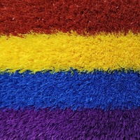 20MM & 25MM Regenbogen-Kunstrasen für Sportanwendungen und Volleyball-Spielplätze