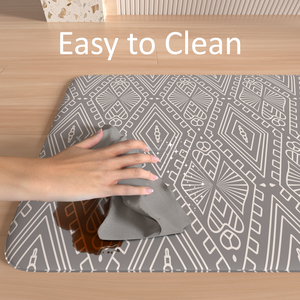 Tapis de cuisine modernes en PVC imperméables et anti-fatigue, tapis de confort antidérapant pour la cuisine, tapis de cuisine décoratif, tapis de bureau - Product Image 5