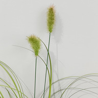 Herbe artificielle Yiang en roseau, tige unique, courbe naturelle, haute simulation, 36-56 cm, pour étagère scandinave, toile de fond photo pour réseaux sociaux