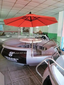 Barco <span class=keywords><strong>Donut</strong></span> Eléctrico de Plástico de 320 cm de Diámetro para Barbacoa, Barco <span class=keywords><strong>Donut</strong></span> Circular para Parque de Atracciones - Product Image 2