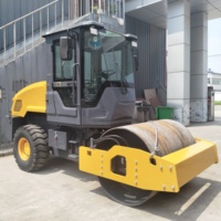 Rouleau vibratoire à tambour unique 49HP XOD4000 60KN, machine de compactage par vibration pour le compactage des fondations routières