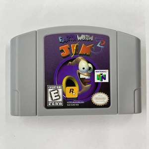 Earthwork Jim <span class=keywords><strong>3D</strong></span> USA Versión NTSC en Inglés para Consolas N64, Cartuchos de Videojuegos para Consola <span class=keywords><strong>Nintendo</strong></span> <span class=keywords><strong>64</strong></span> - Product Image 1