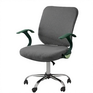 Solid Color Modern Minimalist Arm <strong>Chair</strong> <strong>Cover</strong> High-quality Spandex/Polyester Eco-Friendly Reinforced Elastic <strong>Swivel</strong> <strong>Chair</strong> <strong>Cover</strong> - Product Image 4